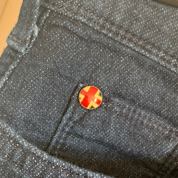 Hudson Dark Rince Trouser/Wide Leg Jeans - Picture 6 of 13